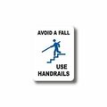 Ergomat 50in x 32in RECTANGLE SIGNS - Avoid A Fall Use Handrails DSV-SIGN 1600 #2235 -UEN